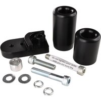 Image of BikeTek Black STP Crash Protectors Set - Yamaha R6 2006-16