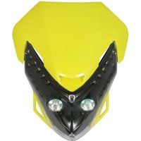 Image of Bike It Universal Spectre Fairing Headlight - Yellow