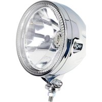 Image of Bike It Universal 5 3/4" Halo Side Mount High H4 12V 60/55W Headlight - Chrome