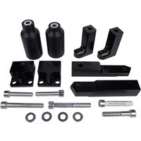 BikeTek Black STP Crash Protectors Set - Kawasaki Ninja 300 2013-18