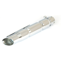 Image of Bike It Universal 15" Bevel Slashcut Removable Baffle 38-45mm Silencer