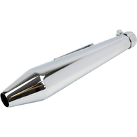 Image of Bike It Universal 19" Cone Fixed Baffle 38-45mm ID Silencer