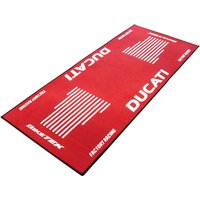 Image of GRGMAT41 - BikeTek Series 3 Ducati Logo Garage Mat 190 X 80cm