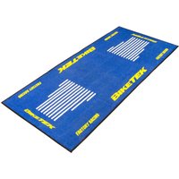 Image of GRGMAT57 - BikeTek Series 3 Blue White Yellow Garage Mat 190 X 80cm