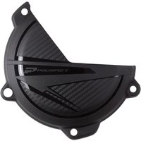 8499000001 - Polisport Clutch Cover Protector For KTM/Husqvarna/Gas Gas SXF/FC 450 2023-2025, EXC/EXC-F/TE/FE 250-501 2024, MC/MC-F/EC/EC-F/EX/EX-F 2024-2025 Black
