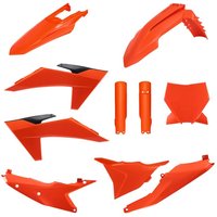 Image of 91345 - Polisport Plastics Kit For KTM SX 250/300 & SXF 250/350/450 2023-2024 Orange