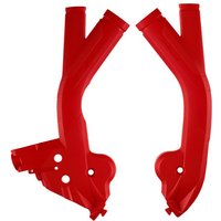 8505800001 - Polisport Frame Protectors For Beta RR 125-480 & X-Pro 125-480 2025, RR 125-480 Racing 2024-2025 Red