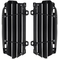 8500300001 - Polisport Radiator Louvres For KTM/Husqvarna/Gas Gas SX/SXF/TC/FC 2023-2024, EXC/EXC-F/TE/FE 2024, MC/MC-F/EC/EC-F 2024 Black
