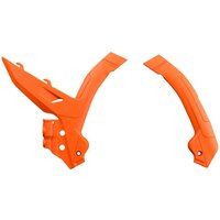 8500100002 - Polisport Frame Protectors For KTM SX/SXF 2023-2025, EXC/EXC-F 2024-2025 Orange