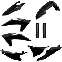 91608 - Polisport Enduro Plastics Kit Without Headlight Surround For KTM EXC/EXC-F 2024-2025 Black