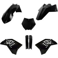Image of 91440 - Polisport Plastics Kit For KTM SX 125/250 & SXF 250/350/450 2007 Black