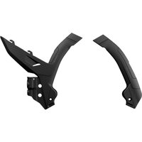 8500100001 - Polisport Frame Protectors For KTM SX/SXF 2023-2025, EXC/EXC-F 2024-2025 Black
