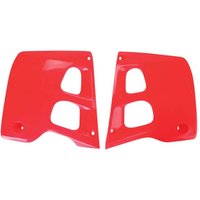 8494600002 - Polisport Radiator Scoops For Honda CR125 1991-1992, CR250 1990-1991 Fluro Red