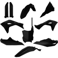 91362 - Polisport Plastics Kit For Kawasaki KXF450 2024 Black