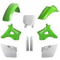 Image of 91475 - Polisport Plastics Kit For Kawasaki KX 125/250 1996-1998 OEM