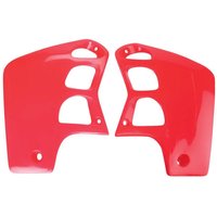 Image of 8494900001 - Polisport Radiator Scoops For Honda CR500 1991-2001 Fluro Red