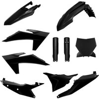 Image of 91288 - Polisport Plastics Kit For KTM SX 250/300 & SXF 250/350/450 2023-2024 Black