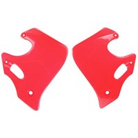 8496500001 - Polisport Radiator Scoops For Honda CR125 1993-1994, CR250 1992-1994 Fluro Red
