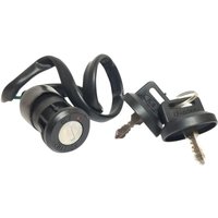 12-0060 - K&S Lock & Key Set For Honda CRF50F 2004-2007 - Black