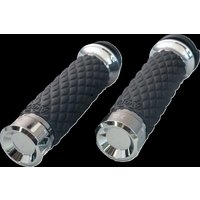 500305 - Khrome Werks Klassic Custom Contour Grips For Harley Davidson FLDE 1750 2018 - Chrome