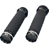 Image of 500320 - Khrome Werks Tracer Diamond Grips For Harley Davidson FLDE 1750 2018 - Black