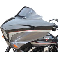 Image of KWW-06-0431 - Klock Werks Low Flare Windshield For Victory Cross Country 106 2010-2017 16.5 cm (6-1/2") - Dark Smoke