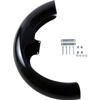 KWF-02-0517 - Klock Werks Hugger Front Fender For Harley Davidson FLDE 1750 2018-2020 482.60 mm (19.00") 31.8 cm (12-1/2") - Black