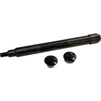 KWS-01-0611 - Klock Werks Flush Mount Axle For Harley Davidson FLHR 1450 2000 Front - Black