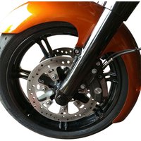 KWS-01-0610 - Klock Werks Flush Mount Front Axle For Harley Davidson FLD 1690 2012-2013 Front - Black