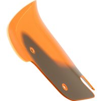 Image of KWW-04-0632 - Klock Werks Kolor Flare Ice Windshield For Indian Chieftan 111 2014-2020 25.5 cm (10") - Orange