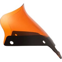 Image of KWW-02-0623 - Klock Werks Kolor Flare Sport Windshield For Harley Davidson FXLRST 1923 2022-2025 15 cm (6") - Orange