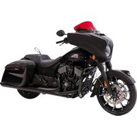 Image of KWW-04-0636 - Klock Werks Kolor Flare Windshield For Indian Chieftan 111 2014-2020 25.5 cm (10") - Red