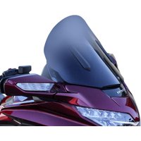 Image of KWW-06-0559 - Klock Werks Flare Windshield For Honda GL 1800 2018-2024 45.5 cm (18") - Dark Smoke