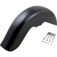 Image of KWF-01-0101-2014 - Klock Werks Benchmark Fender For Harley Davidson FLH 1868 ABS 2021 53.3 cm (21") Front 30.5 cm (12") - Black/E-Coating
