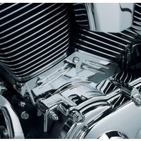 KUR8143 - Kuryakyn Cylinder Base Timing Hole Cover For Harley Davidson FLHR 1450 2003 - Chrome