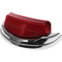 KUR2966 - Kuryakyn Tracer Rear Fender Tip Light For Harley Davidson FLH 1868 2021 Chrome Red
