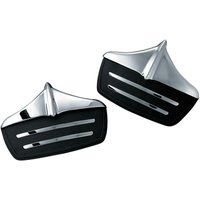 KUR7220 - Kuryakyn Shock Guards For Harley Davidson FLHTCUTG 1690 2014 Rear - Black/Chrome
