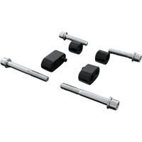 Image of KUR7509 - Kuryakyn Driver Floorboard Spacers For Harley Davidson FLHC 1750 2018 - Black/Chrome