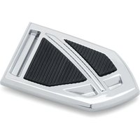 KUR5754 - Kuryakyn Phantom Brake Pedal Pad For Harley Davidson FLFB 1750 2018 - Black/Chrome