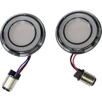 KUR2902 - Kuryakyn Tracer LED Turn Signal Conversions For Harley Davidson FLD 1690 2013 Front Smoke