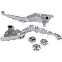 KUR1058 - Kuryakyn Zombie Levers Set For Harley Davidson FLHR 1584 2008 - Chrome