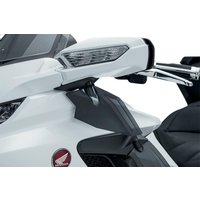 Image of KUR6578 - Kuryakyn Adjustable Upper Air Deflector For Honda GL 1800 2021 - Dark Smoke