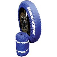 TYRW07 - BikeTek Tyre Warmer Set For Front 90/70-17" & Rear 125/55-17" With UK 3 Pin Plug - Blue image 2