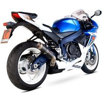 Image of SI1005CEM - Scorpion RP-1 GP Carbon Round Exhaust - Suzuki GSXR600/750 K11 2011 - 2019