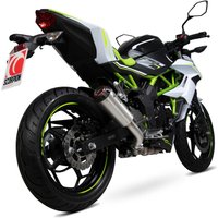 Image of PKA126SEO - Scorpion Red Power Stainless Steel Exhaust - Kawasaki Z125 - 2018 - 2019