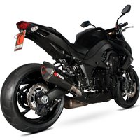 Image of RKA107CEO - Scorpion Serket Taper Carbon Oval Exhaust - Kawasaki Z1000 2010 - 2013