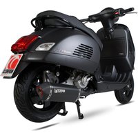 Image of RVE212BCER - Scorpion Serket Parallel Black Ceramic Exhaust - Vespa GTS 300 Full System 2008 - 2018