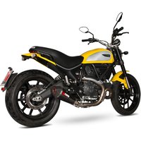 Image of RDI62CEO - Scorpion Serket Taper Carbon Oval Exhaust - Ducati Scrambler 800 2015 - 2018