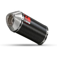 Image of ESI99CFO - Scorpion Carbine Carbon Extreme Exhaust - Suzuki GSF 650 Bandit 2007 - 2011