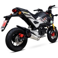 Image of PHA192SYSSEO - Scorpion Red Power Stainless Steel Oval Exhaust - Honda MSX 125 2016 - 2021